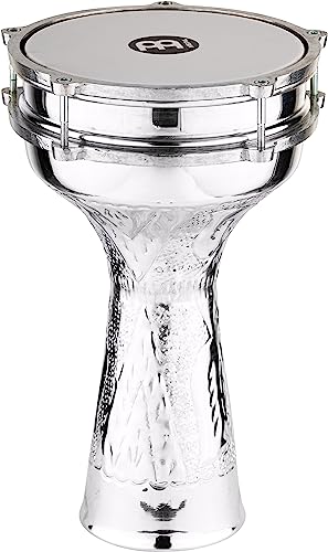 MEINL Darbukas HE-314 Jingle Darbuka Silber 8 Zoll