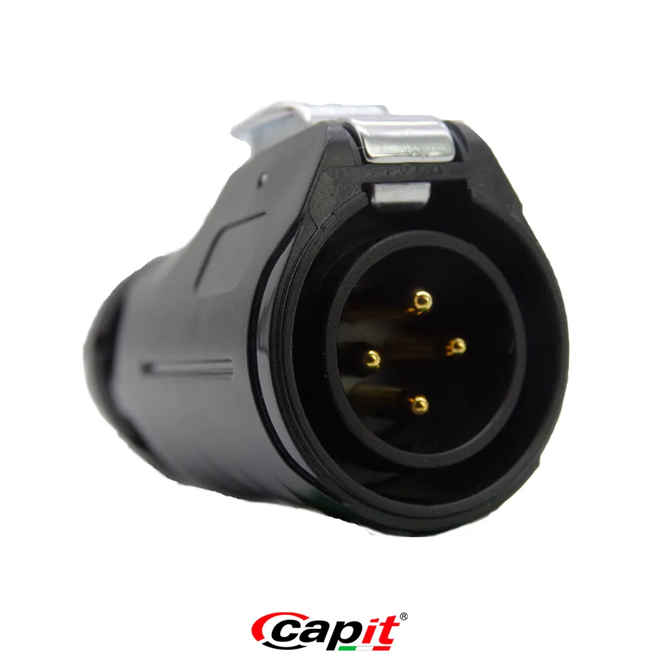 Capit Ricambi Stecker Push&Pull Reifenwärmer-Stecker männlich