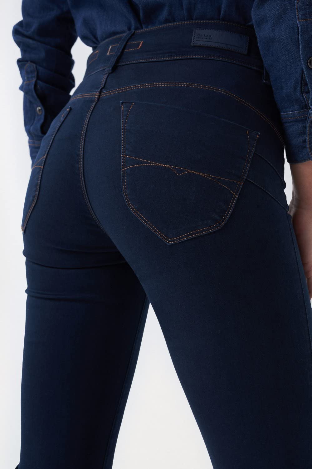 Salsa Jeans Secret Push In Bootcut Jeans Blau Größe 29