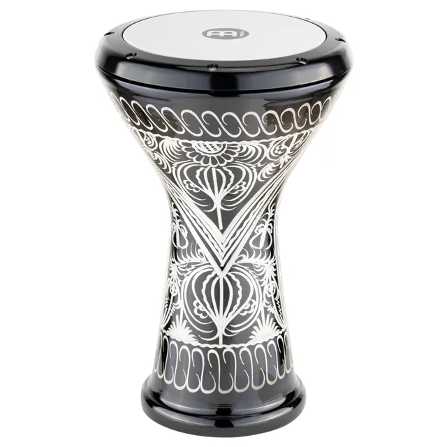 Meinl HE-3018 Doumbek Alu Schwarz Handgraviert