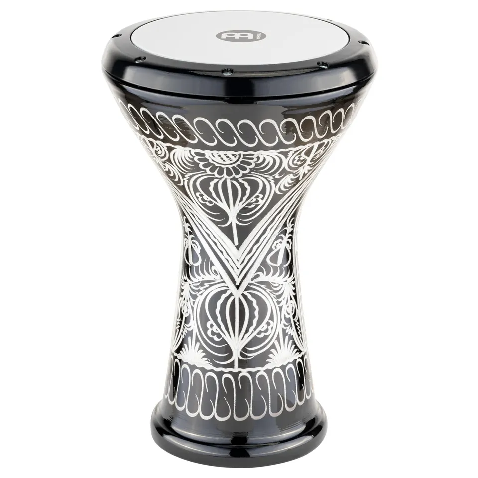 Meinl HE-3018 Doumbek Alu Schwarz Handgraviert