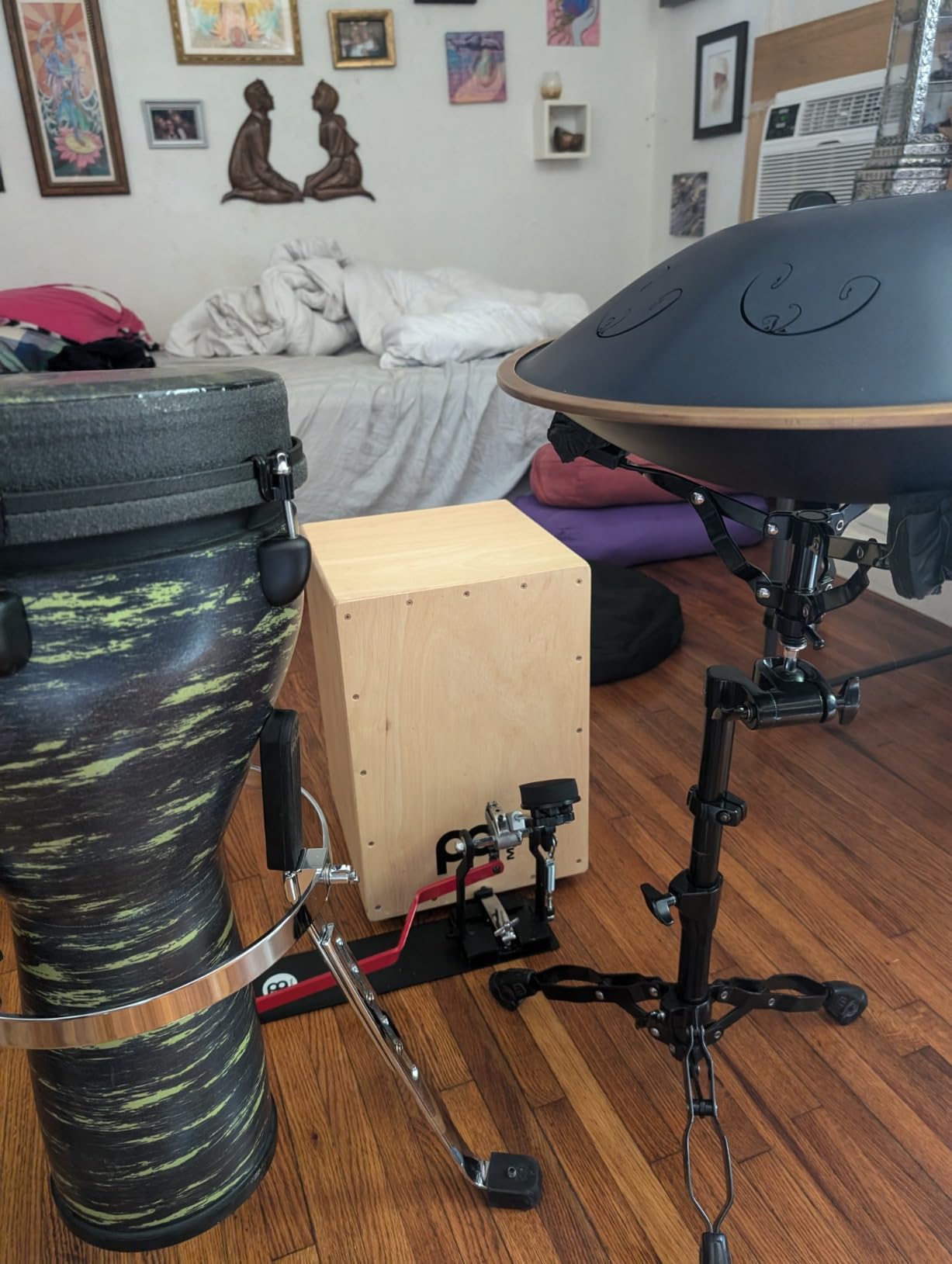 Meinl Foot Percussion TMSTCP-2 Cajon Fußpedal Schwarz Bass