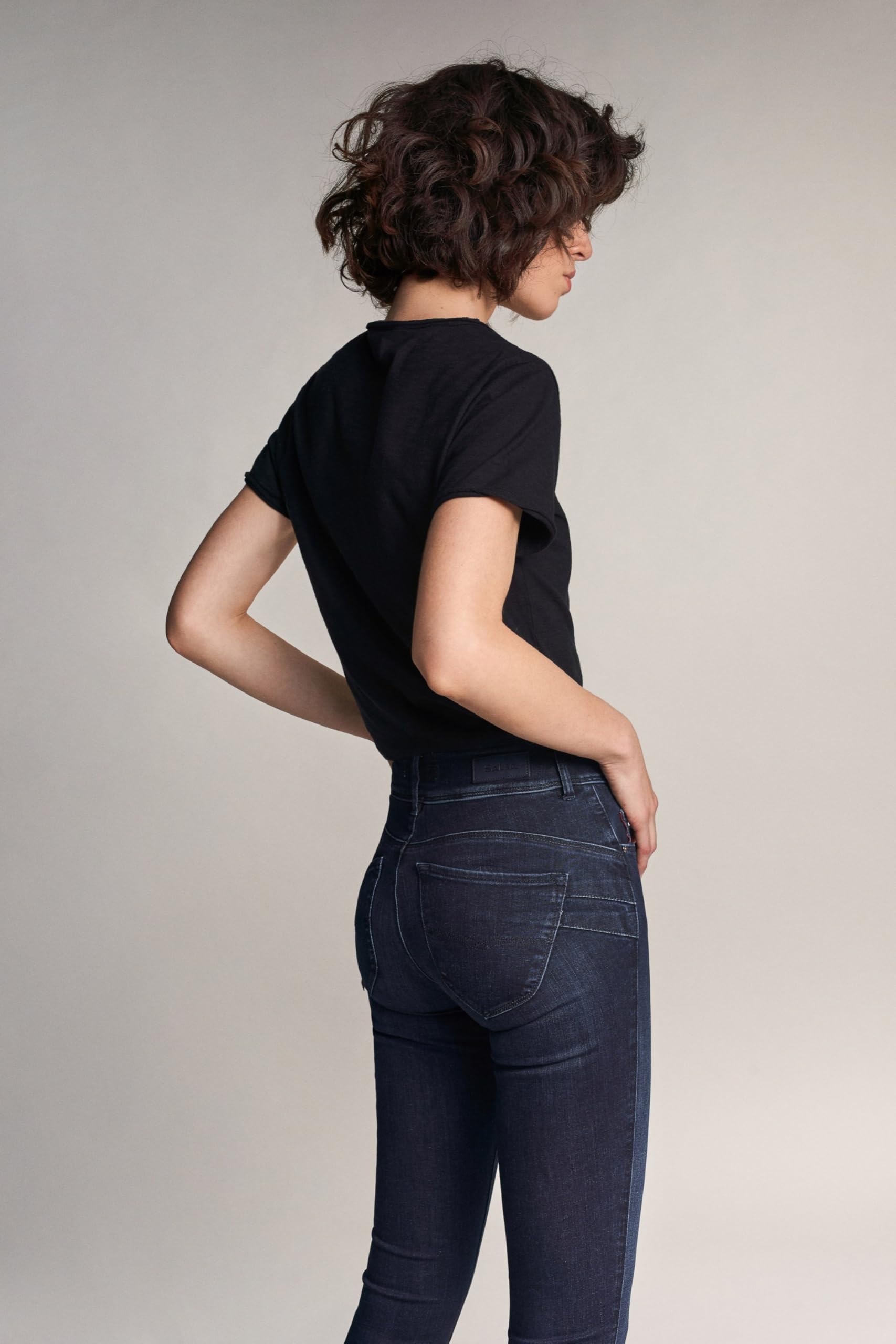 Salsa Secret Push In Skinny Jeans Dunkel Denim Gr 38