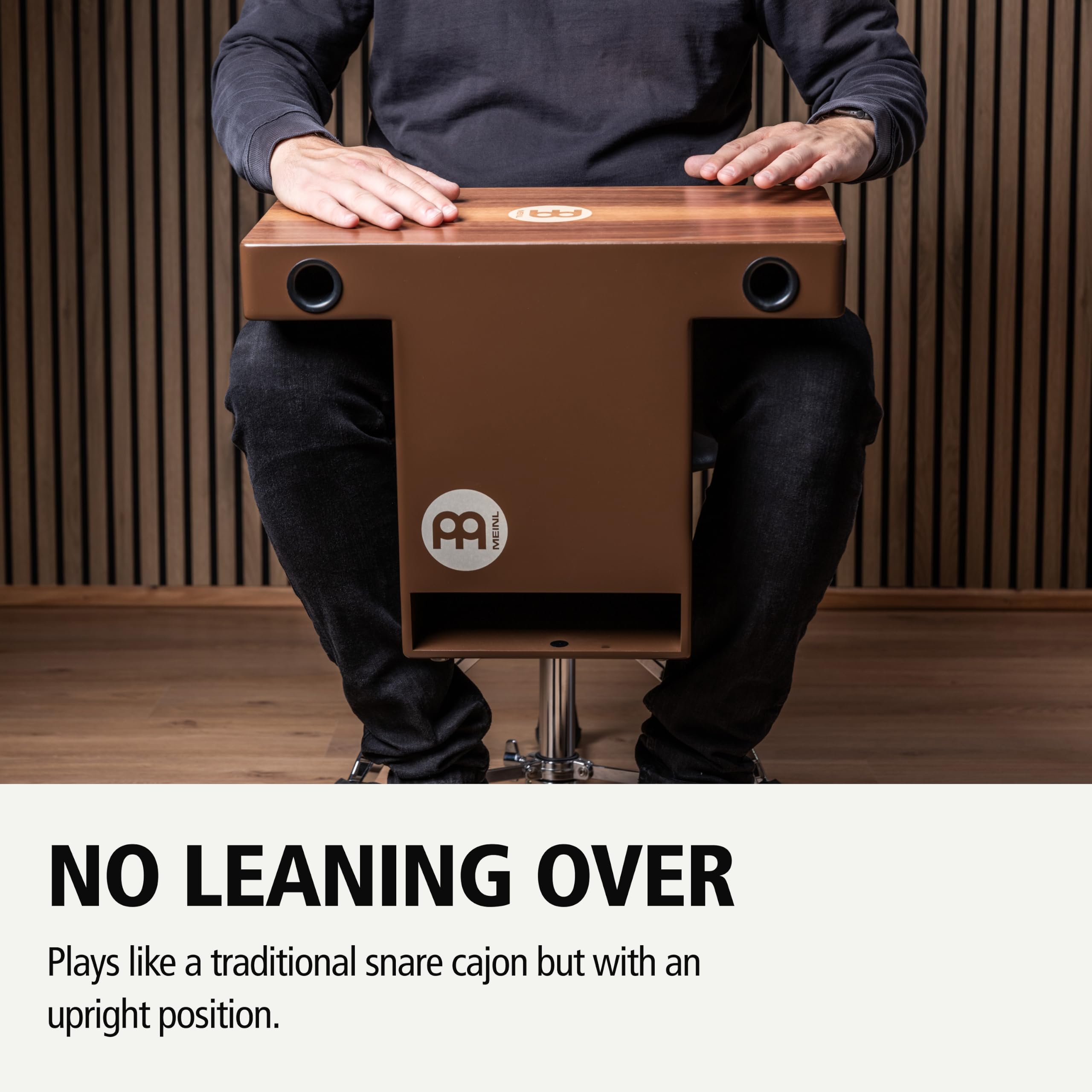 Meinl TOPCAJ2WN Turbo Slaptop Cajon Walnuss