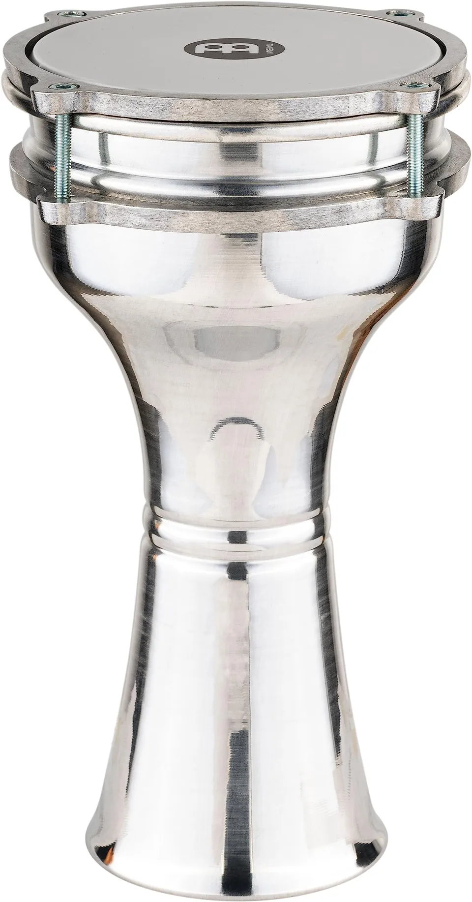 Meinl HE-101 Darbuka Aluminium Silber Kunststofffell