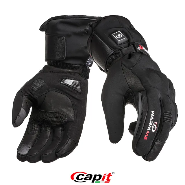 Capit Warmme Heizhandschuhe Motorrad Leder Touch