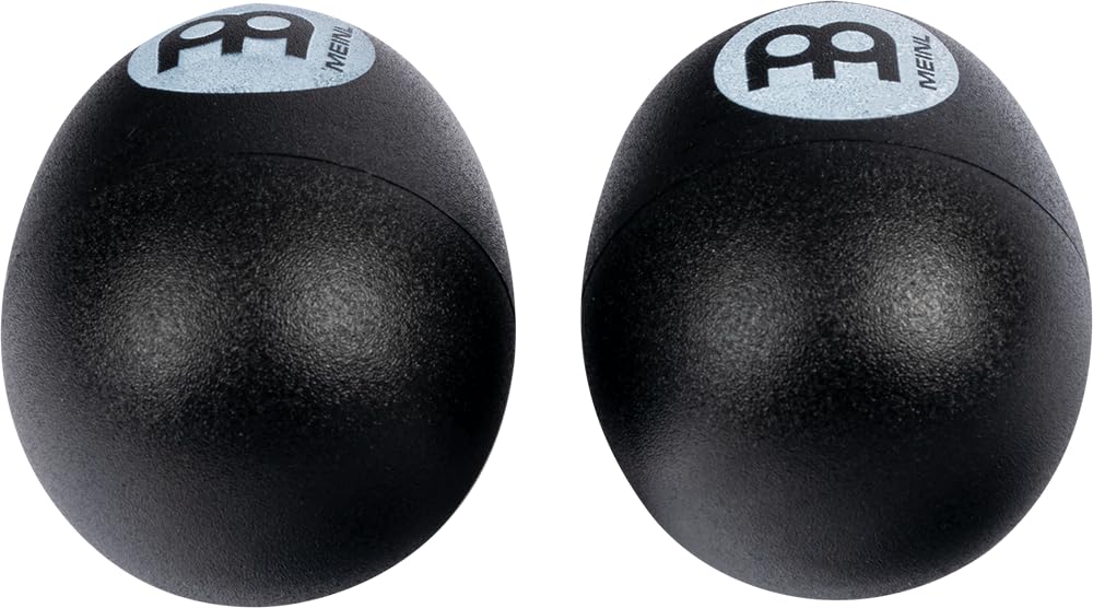 Meinl Hand Percussion ES2-BK Egg Shaker Schwarz Kunststoff