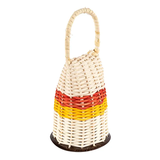 MEINL Hand Percussion CAX2 Caxixi Medium Rattan Kokosnuss