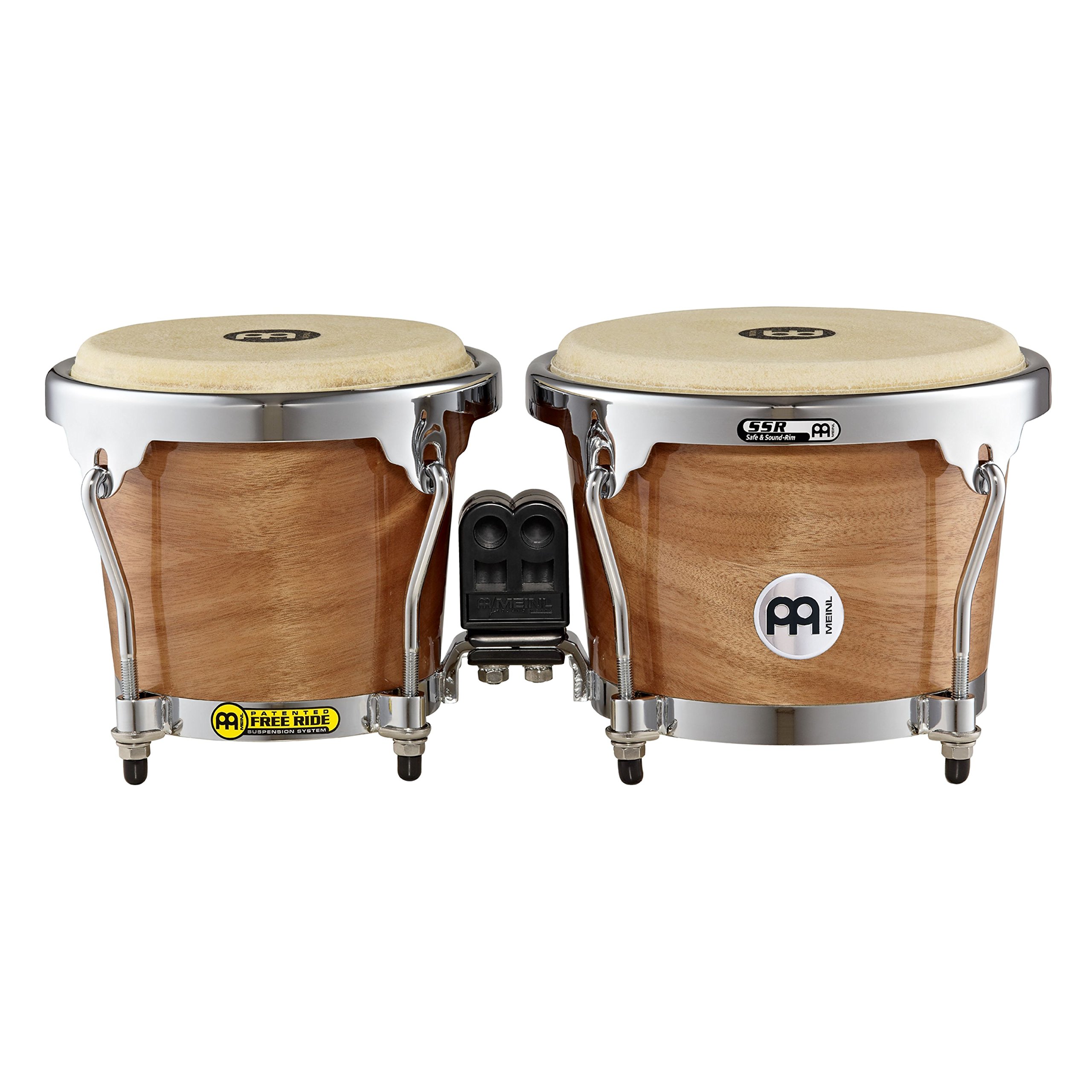 MEINL Bongos MB400CHE Bongo-Set Holz Cherry Kuhfell