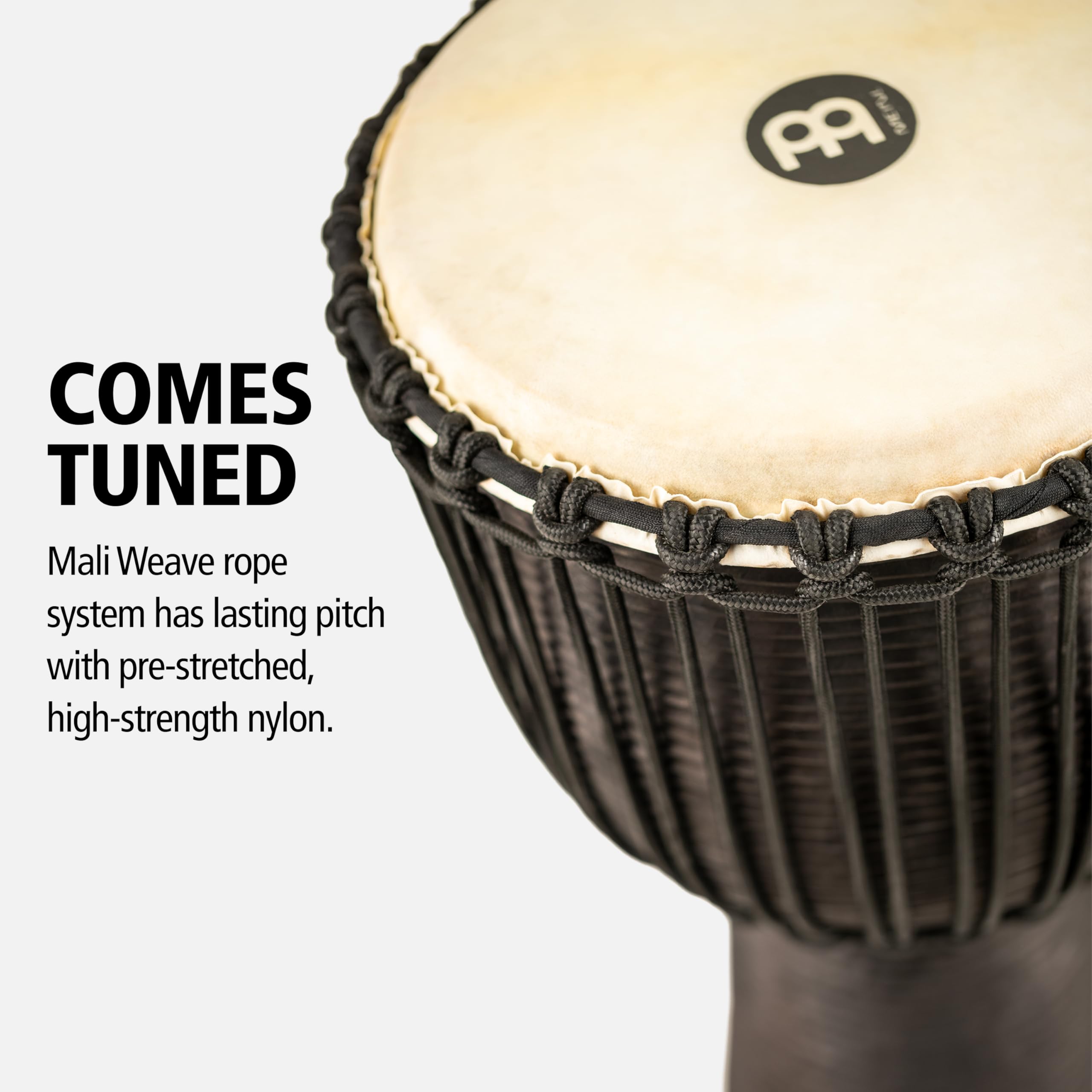Meinl Djembes HDJ3-XL Djembe Schwarz Mahagoni 13 Zoll