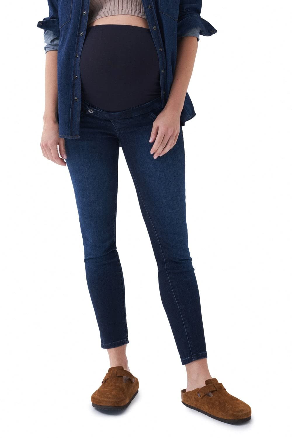 Salsa Jeans True Maternity Hope Cropped Jeans Gr.33 dunkel