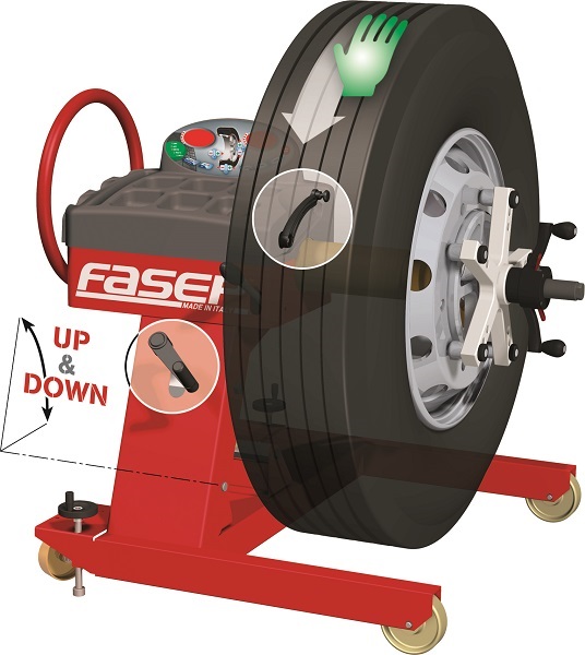 Fasep B141 Flip Wuchtmaschine Mobil Batterie Kompakt