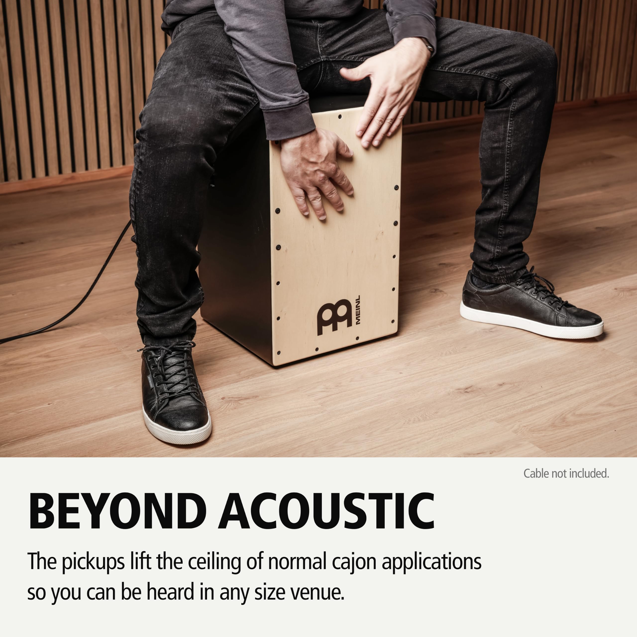 Meinl Pickup PSC100B Snarecraft Cajon Birke mit Tonabnehmer