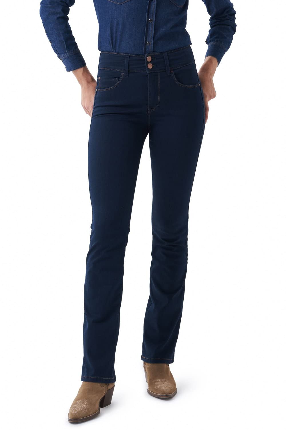 Salsa Jeans Secret Push In Bootcut Jeans Blau Größe 29