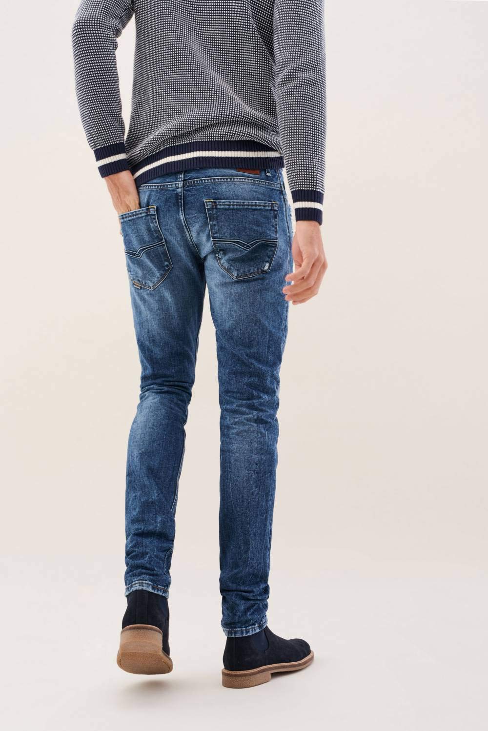 Salsa Jeans Lima Herren Jeans mittlerer Farbton schmal
