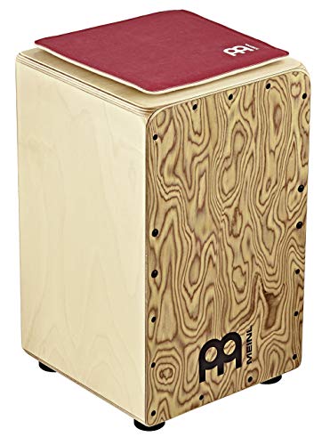 MEINL Cajons Cajon Sitzauflage Rot Kunstleder