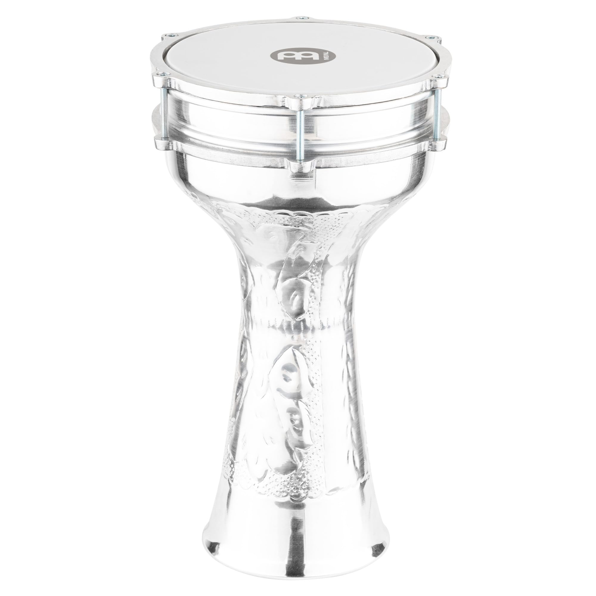 Meinl HE-315 Darbuka Handtrommel Aluminium Silber 8,25 Zoll