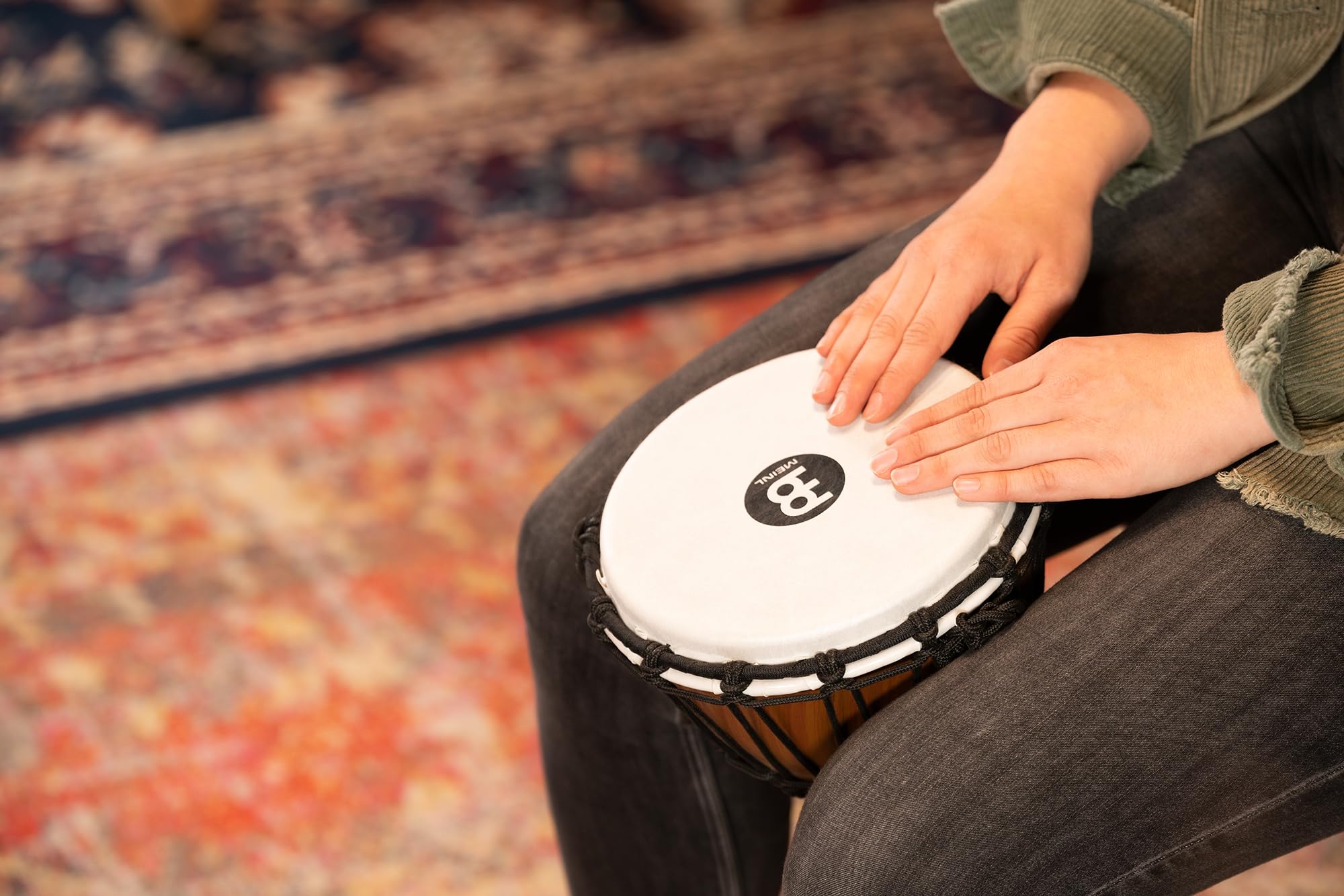 Meinl JRD-TA Jr. Djembe 7 Zoll Twisted Amber