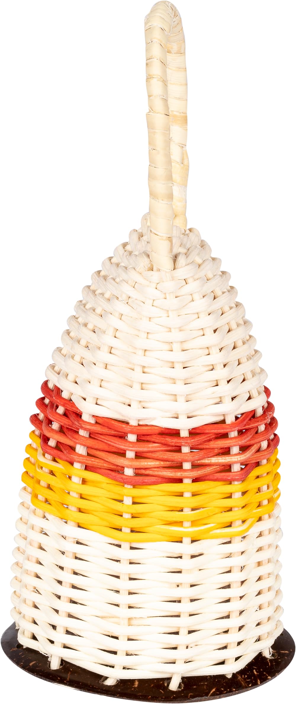 MEINL Hand Percussion CAX2 Caxixi Medium Rattan Kokosnuss