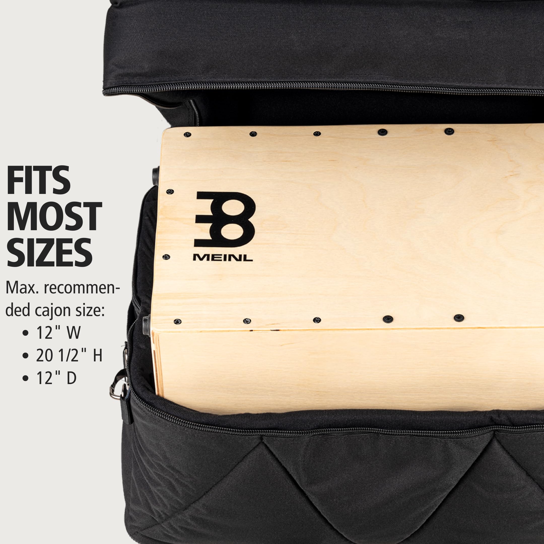 Meinl Bags MCJB Cajon Tasche Schwarz Nylon