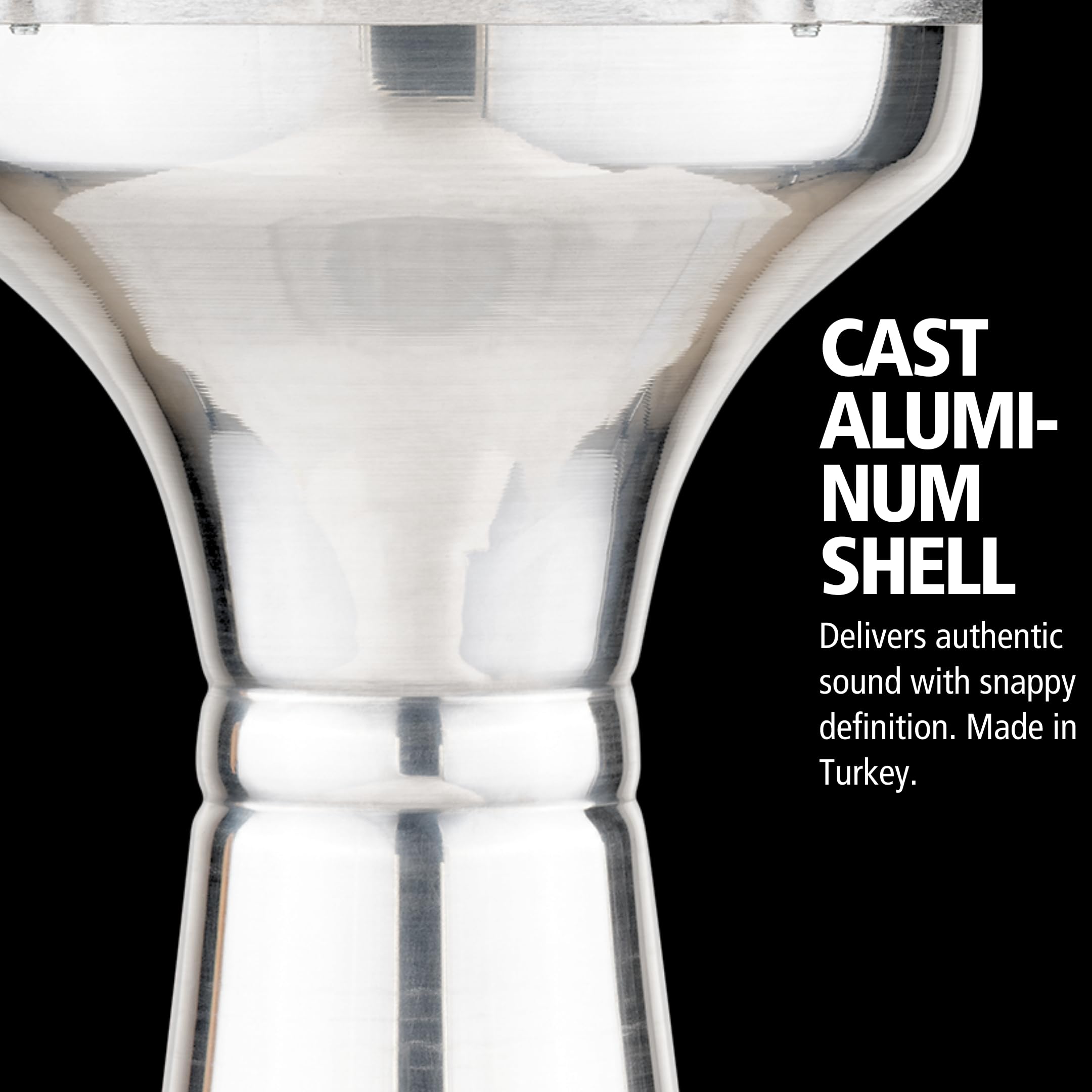 MEINL HE-104 Darbuka Aluminium Silber 8 Zoll