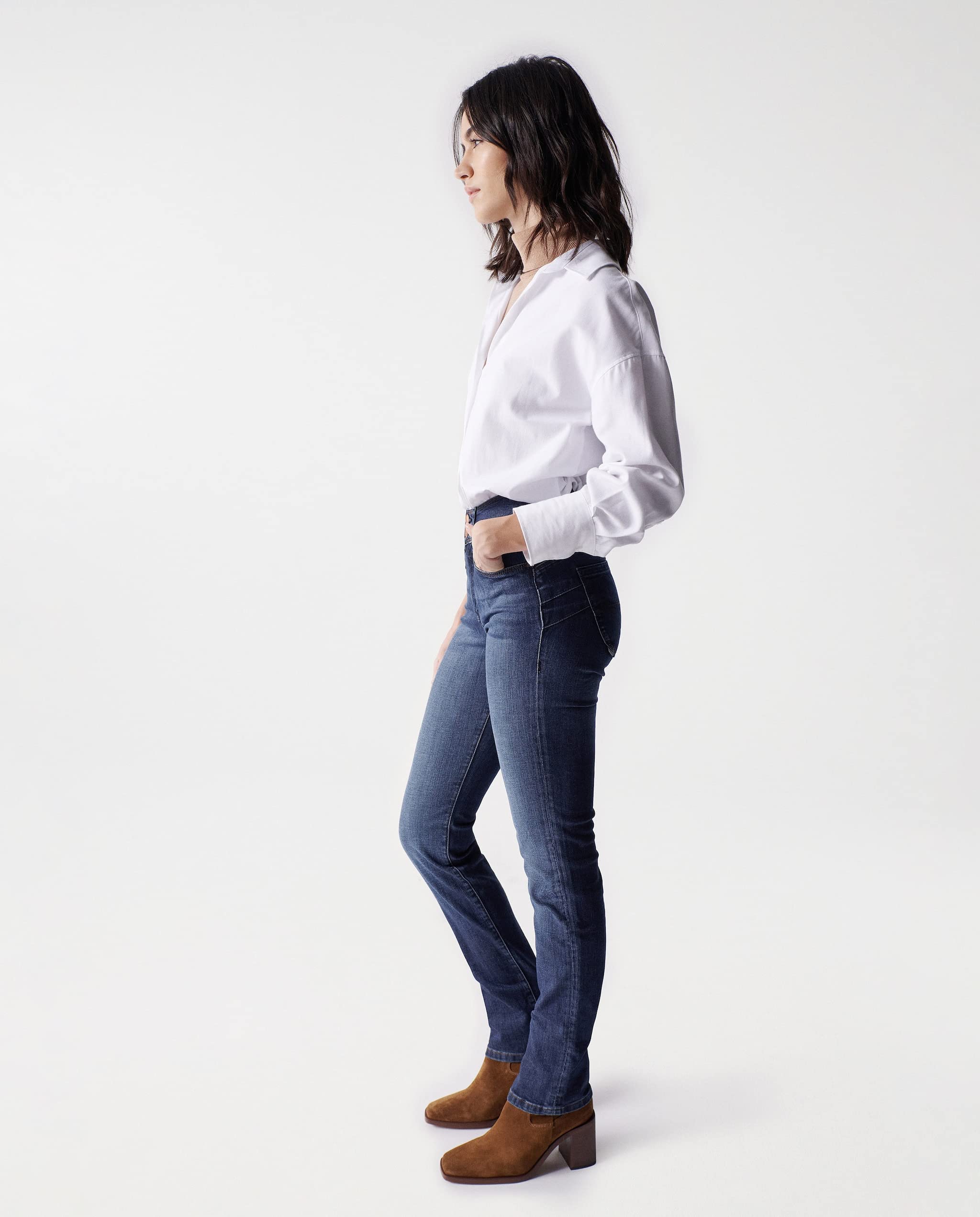 Salsa Jeans Secret Push In Slim Fit Jeans Gr.31 Waschung