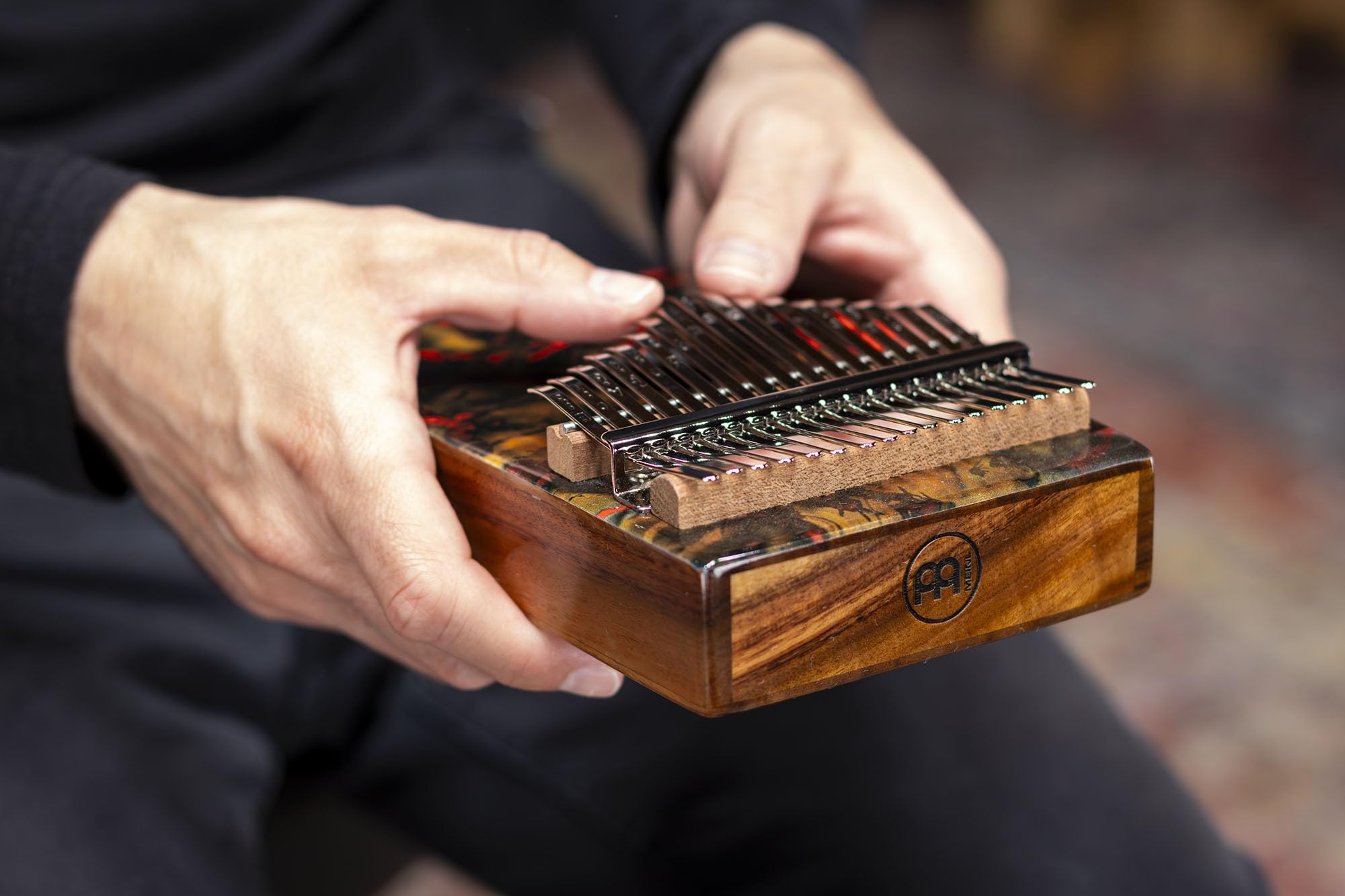 MEINL KA17LV Kalimba 17 Zungen C-Dur mehrfarbig