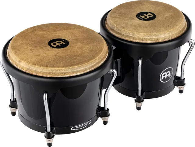 MEINL Percussion Bongos HFB100BK Headliner Fiberglass Schwarz