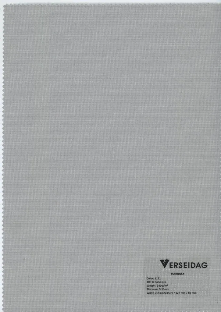 Sauleda Office Sunblock 1121 Screenstoff Light Grey