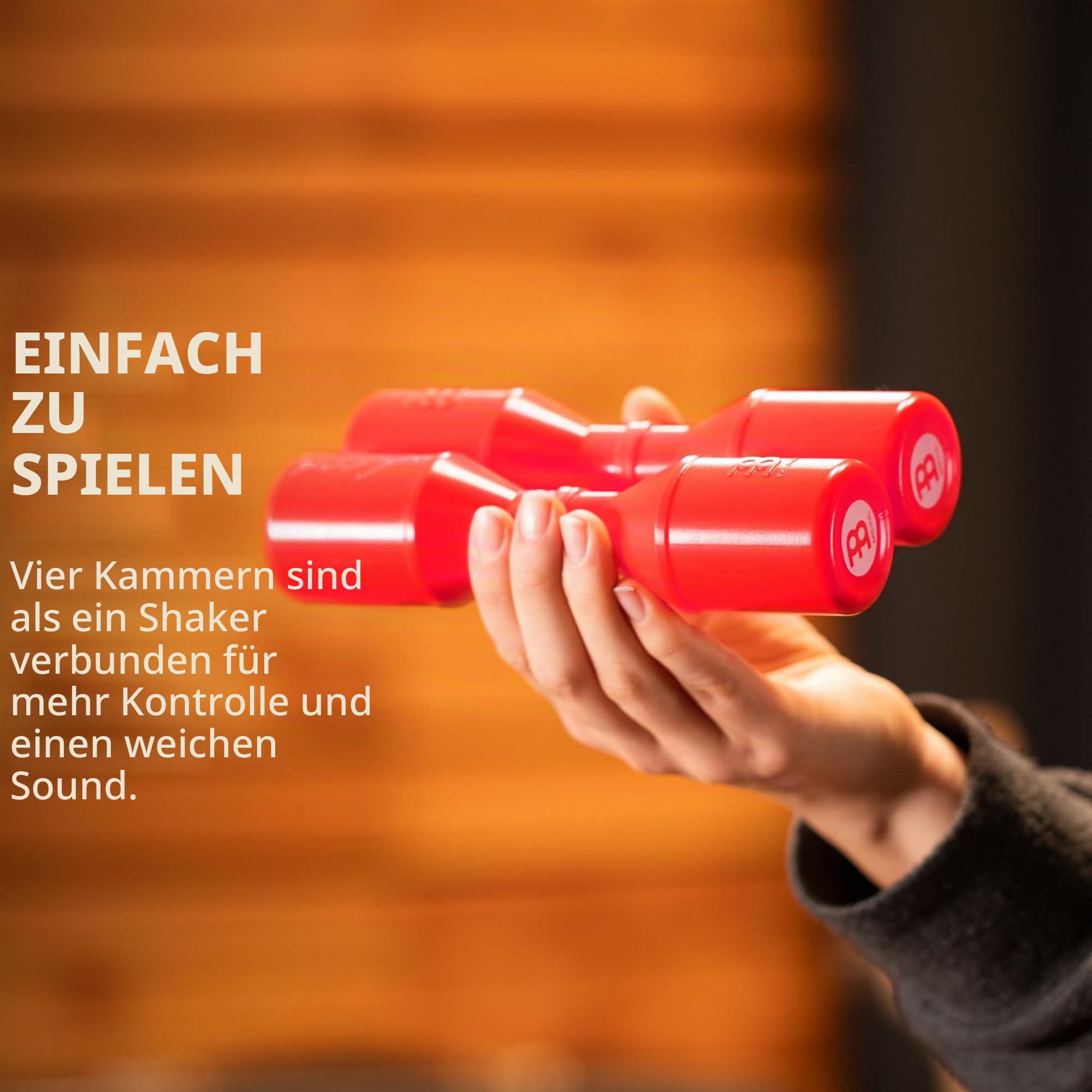 Meinl Hand Percussion SH5R Studio Shaker Rot Kunststoff