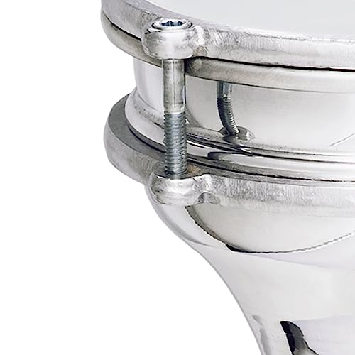 Meinl HE-110 Aluminium Darbuka Bechertrommel Silber