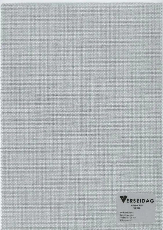 Sauleda Office Signum Metal 0450 Markisenstoff Silver
