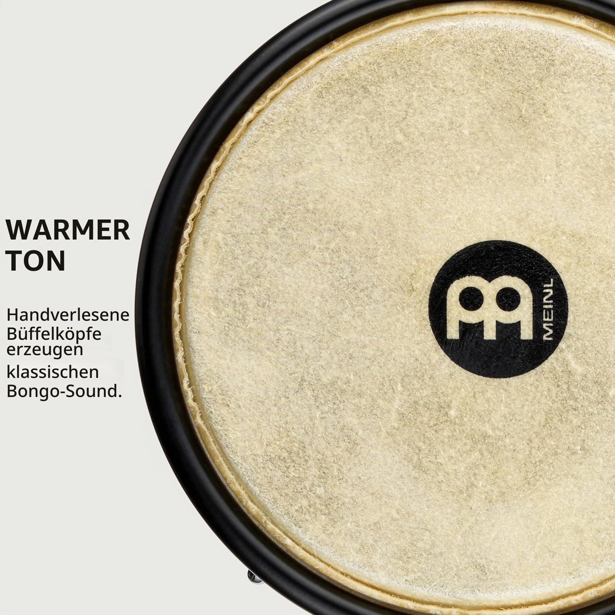 Meinl Bongos HB50BK Headliner Bongos Schwarz ABS