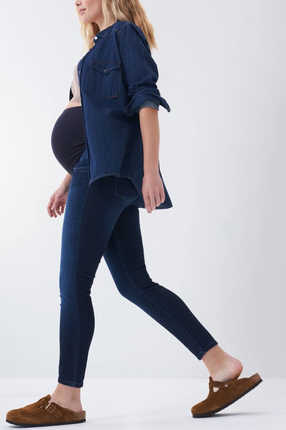 Salsa Jeans True Maternity Hope Cropped Jeans Gr.33 dunkel