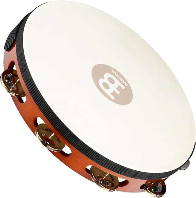 MEINL TAH1AB Felltamburin Stahl-Schellen 25 cm