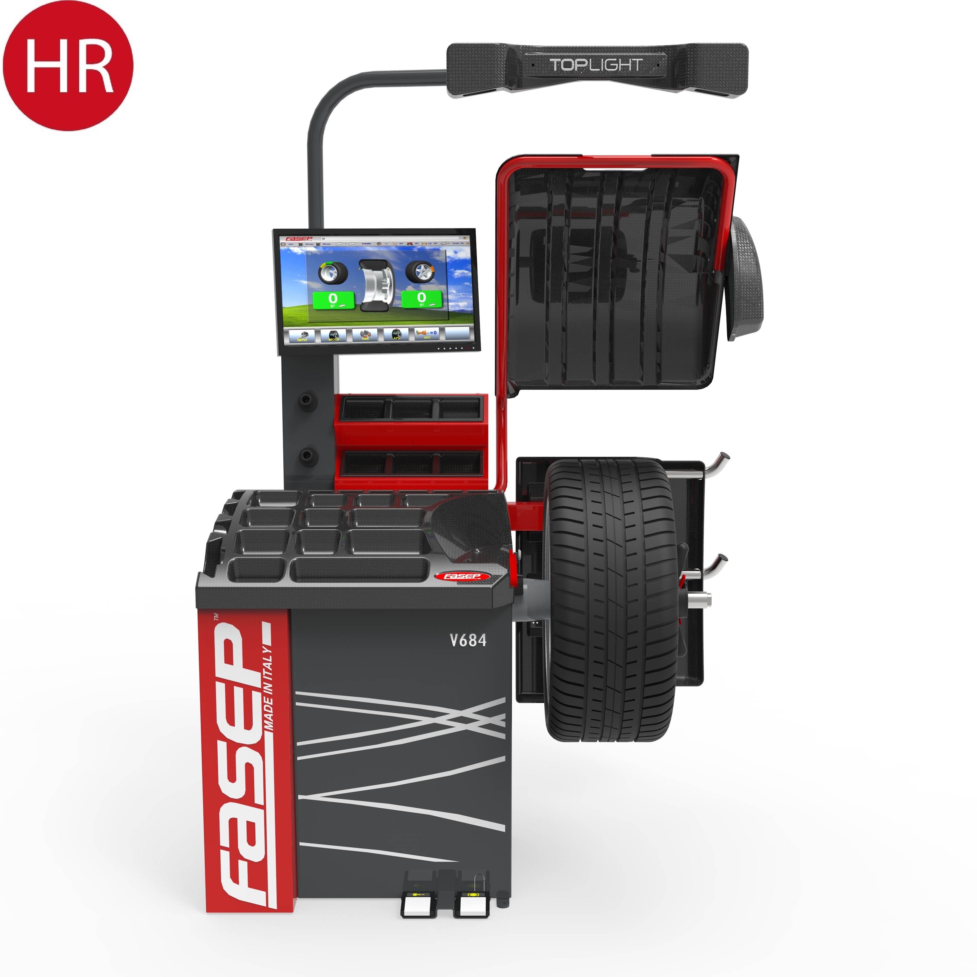 Fasep Wuchtmaschinen V684 Ninja Auswuchtmaschine Touchscreen