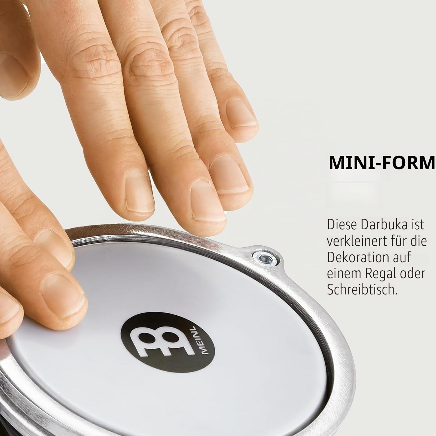 MEINL Darbukas HE-053 Mini Darbuka Aluminium Mehrfarbig