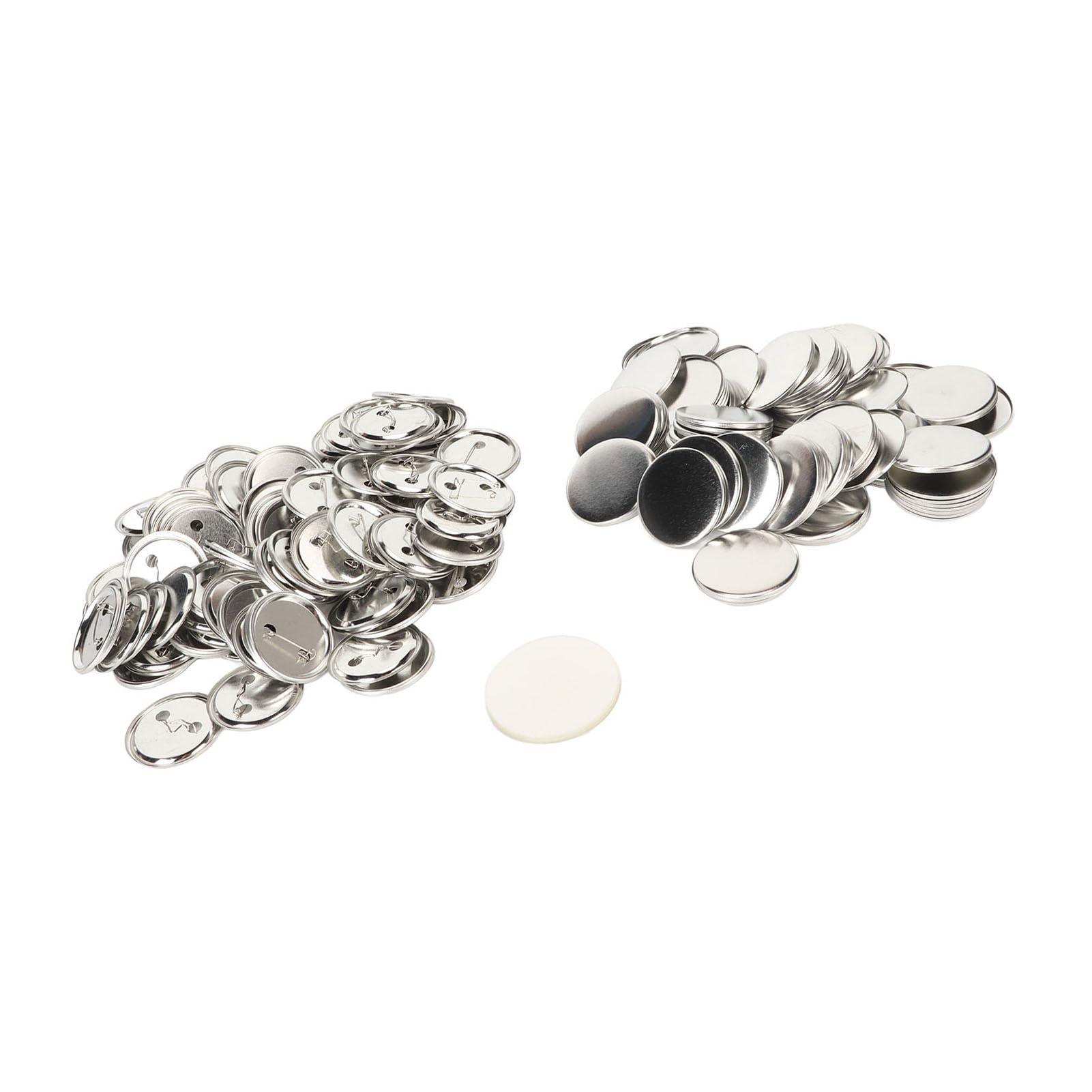 aklosipy Craft Supplies Button-Rohlinge 50 mm 100 Stück