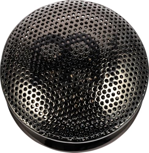 MEINL Hand Percussion SH17 Shaker Stahl Schwarz Gebogen