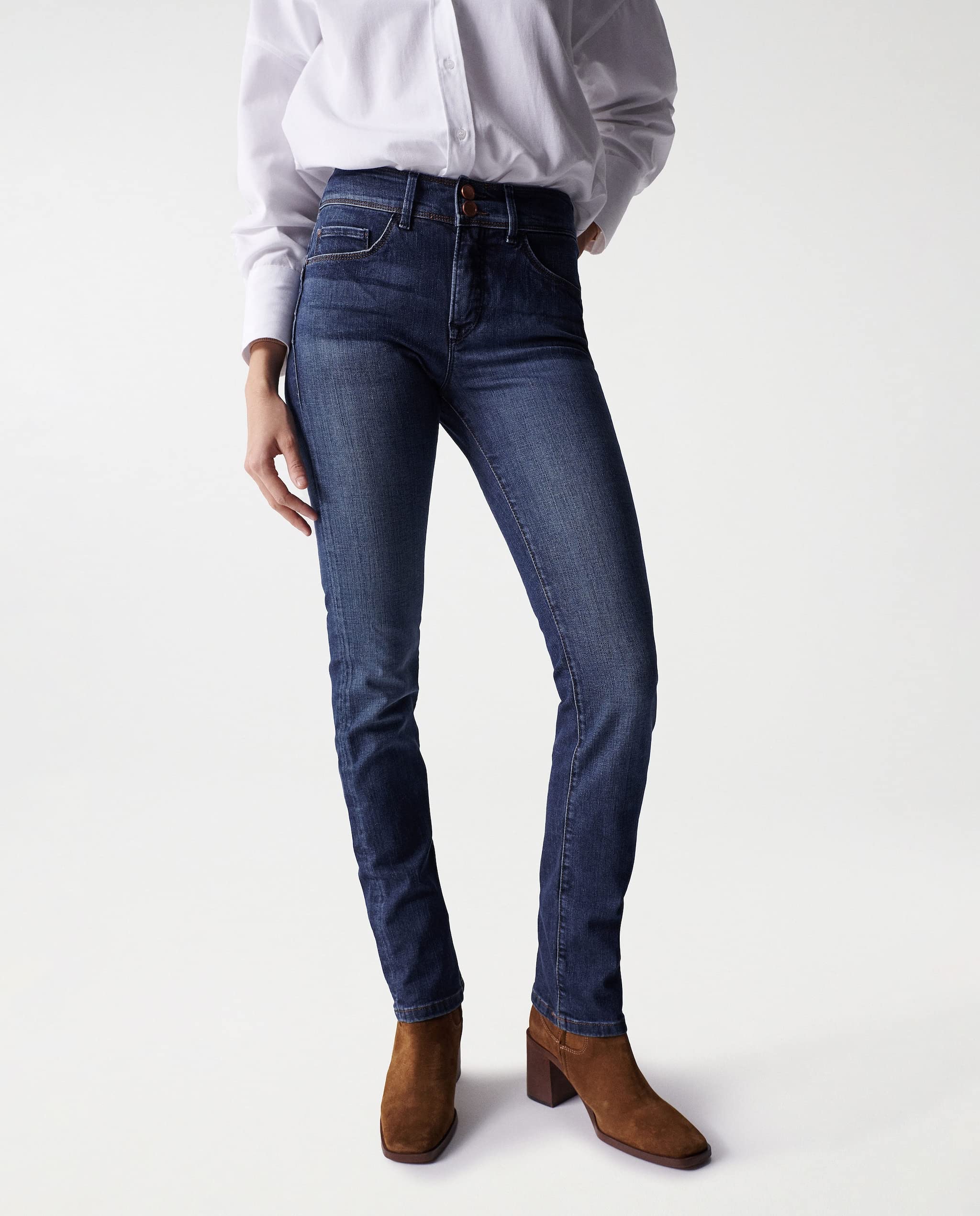 Salsa Jeans Secret Push In Slim Fit Jeans Gr.31 Waschung