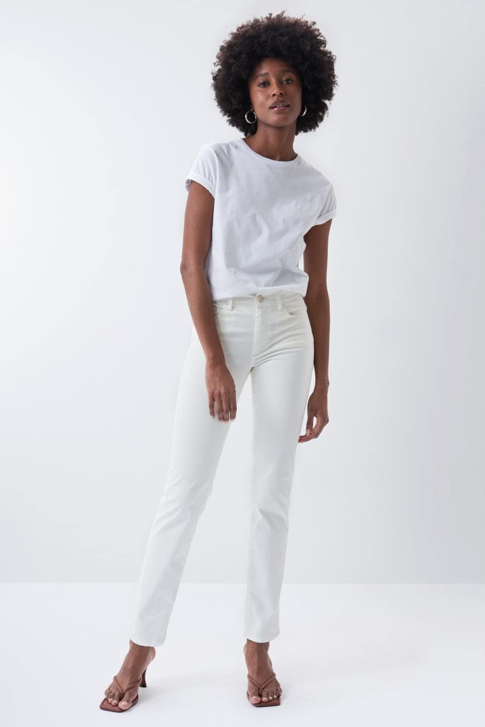 Salsa Destiny Push Up Jeans Slim Größe 30 naturfarben