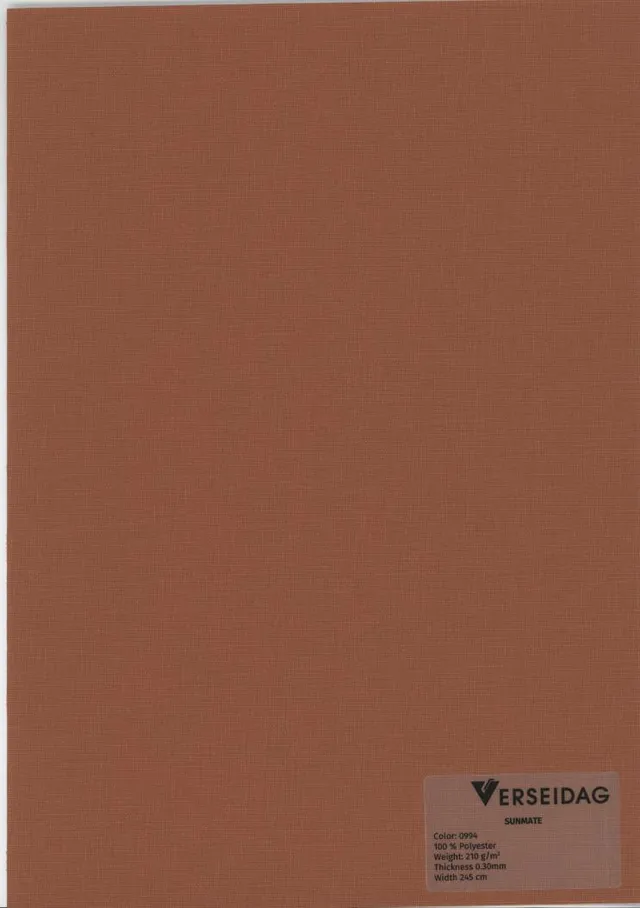 Sauleda Solar Pro Tech Sunmate 0994 Markisenstoff Terracotta
