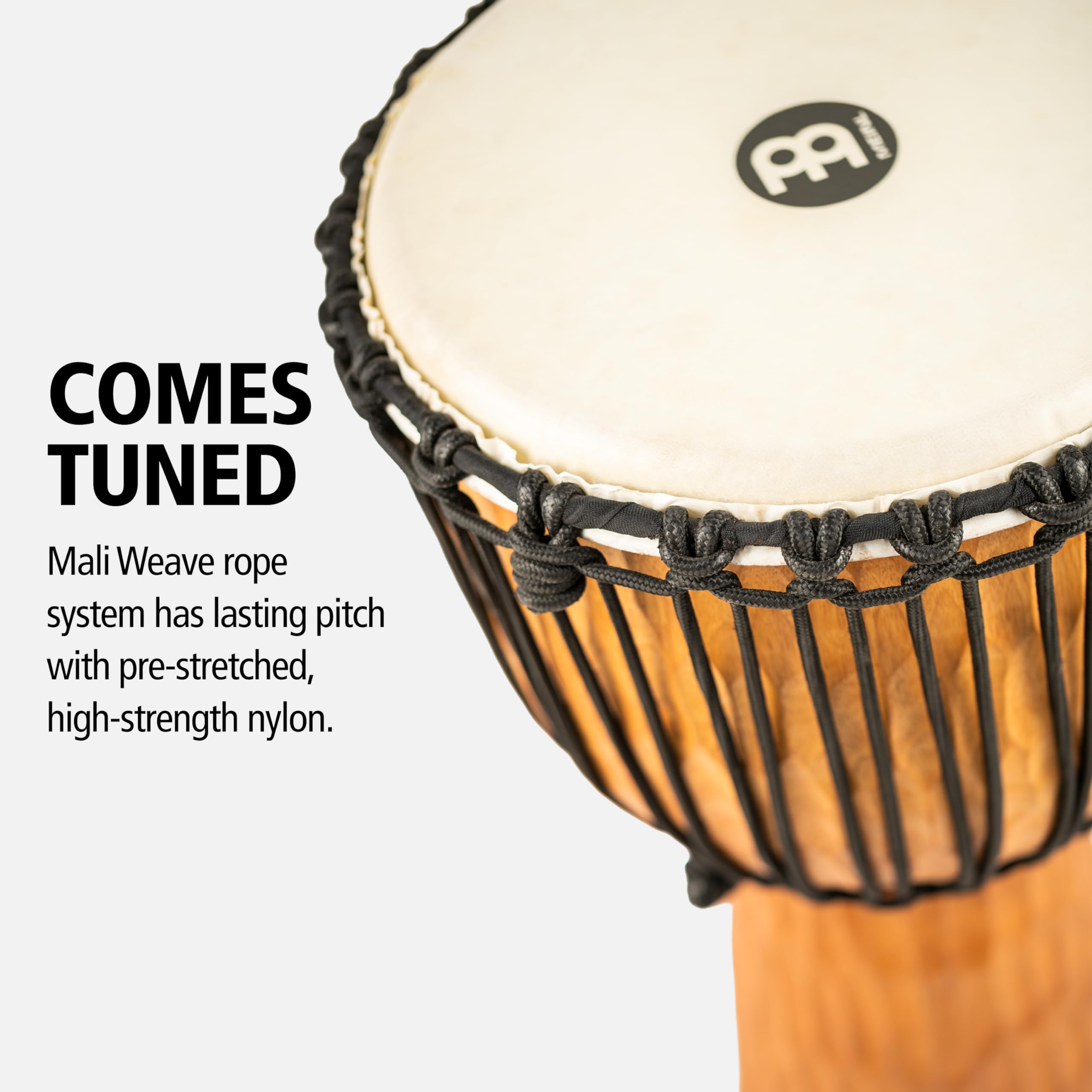 MEINL Djembes Nile Series HDJ4-XL Djembe Braun 13 Zoll