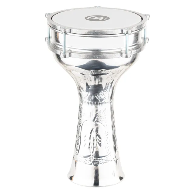 Meinl HE-113 Darbuka Aluminium Silber 7,25 Zoll Kunststofffell