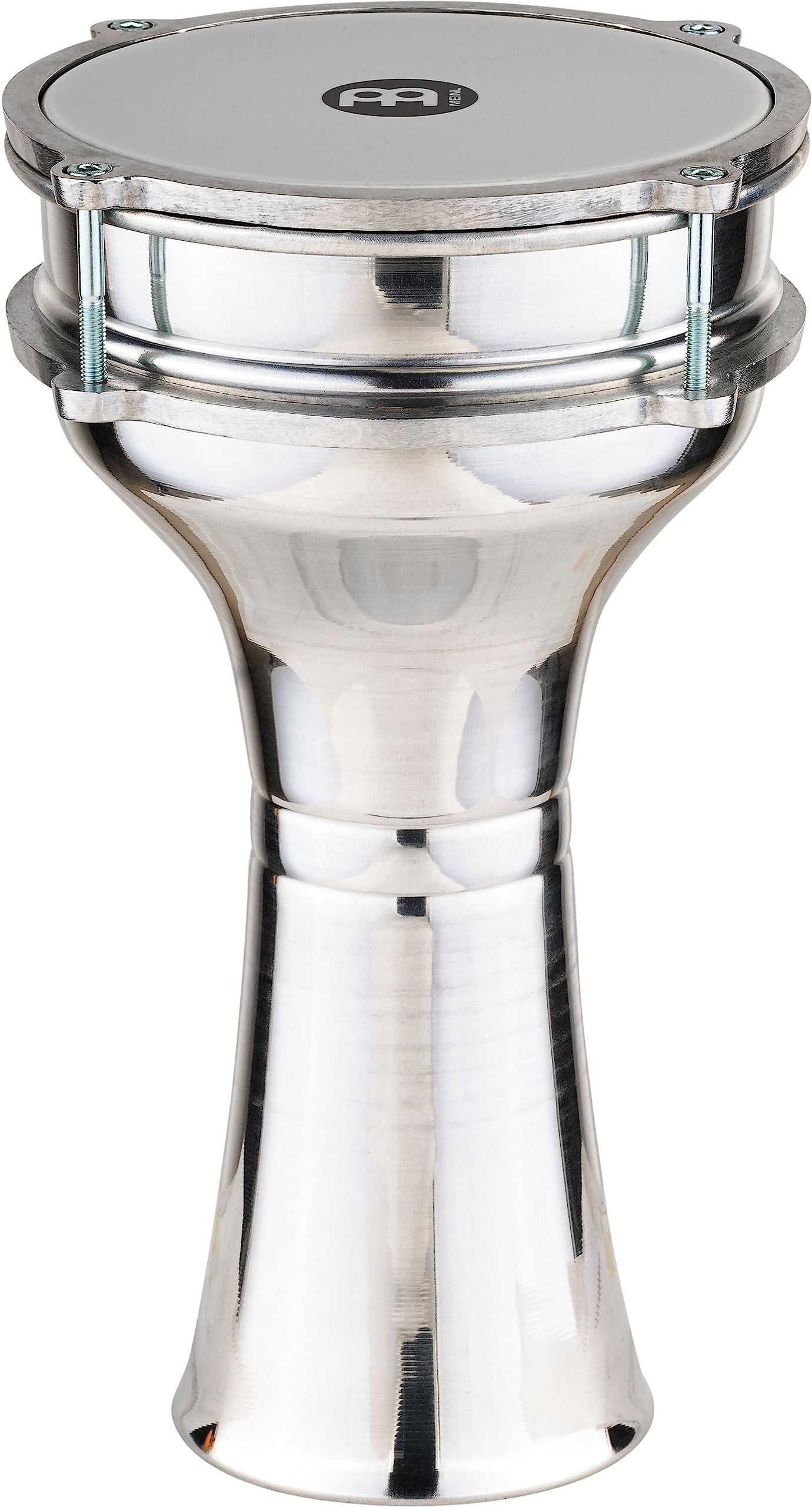 Meinl HE-102 Darbuka Handtrommel Aluminium Silber 6,5 Zoll