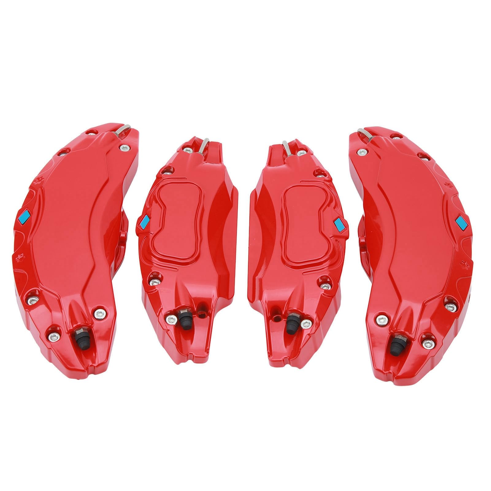 aklosipy Bremssattelabdeckungen Alu Rot 4 Stück Model Y