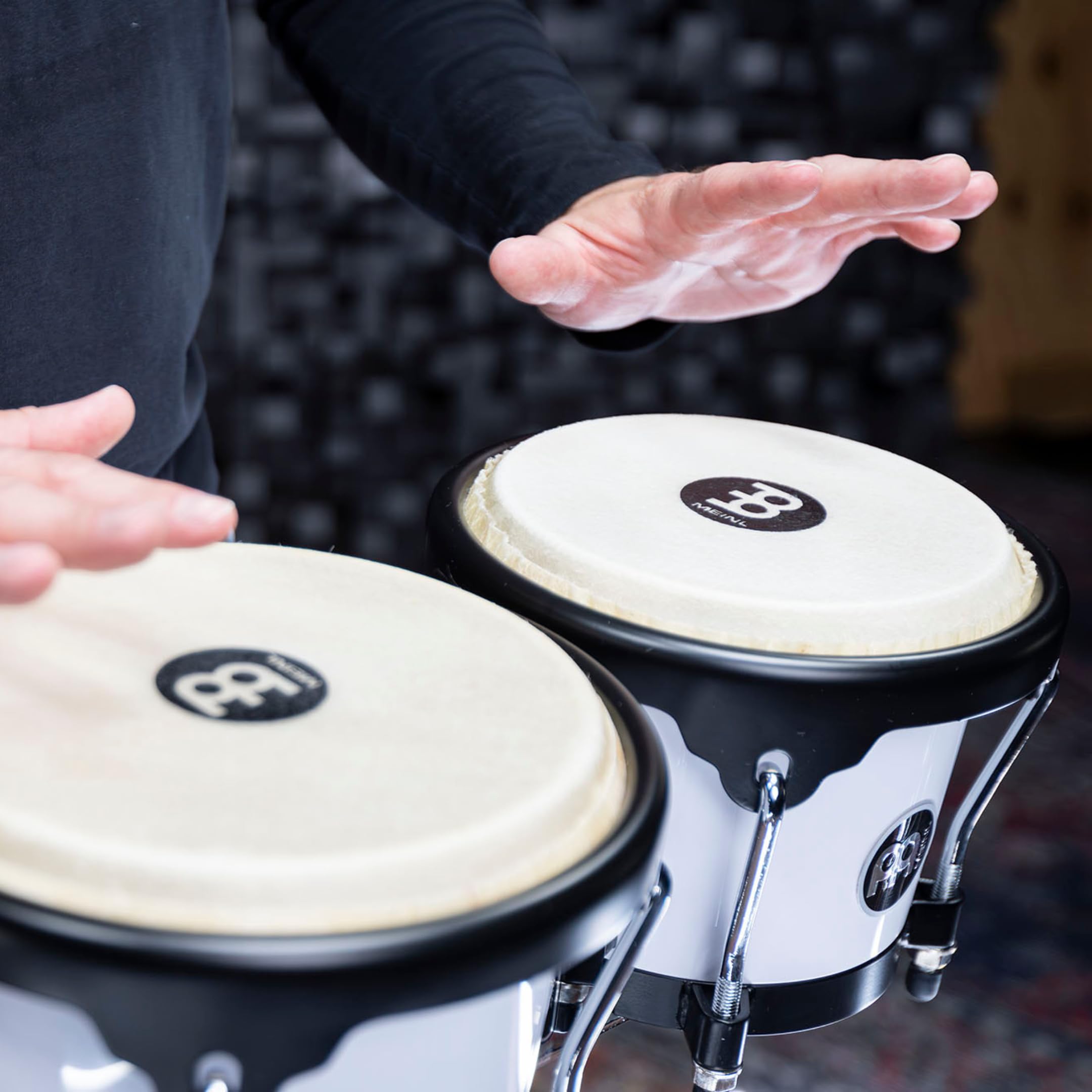 Meinl Journey HB50WH Bongos Weiß 6,5+7,5 Zoll