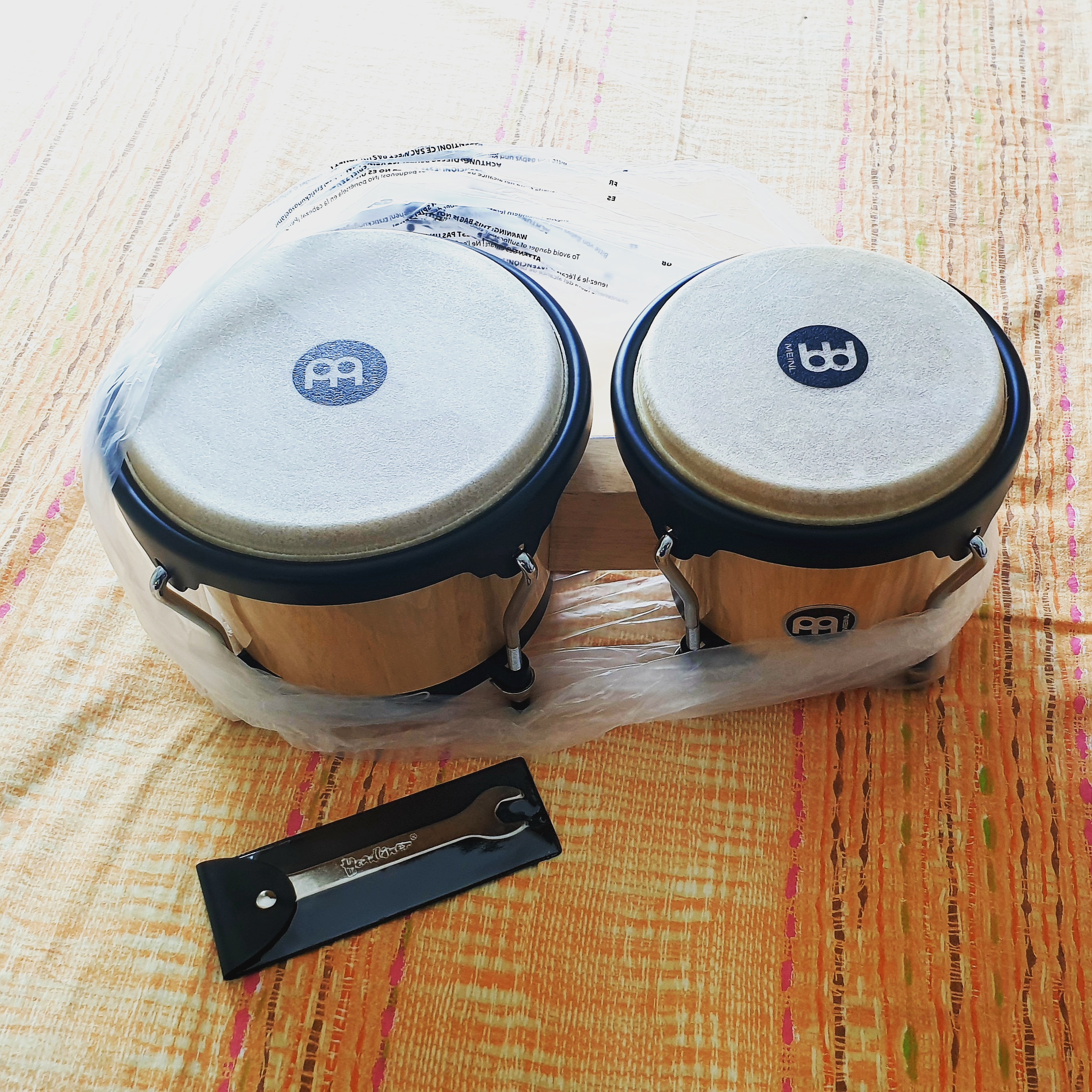 Meinl Headliner HB100NT Bongos Natur Büffelfell