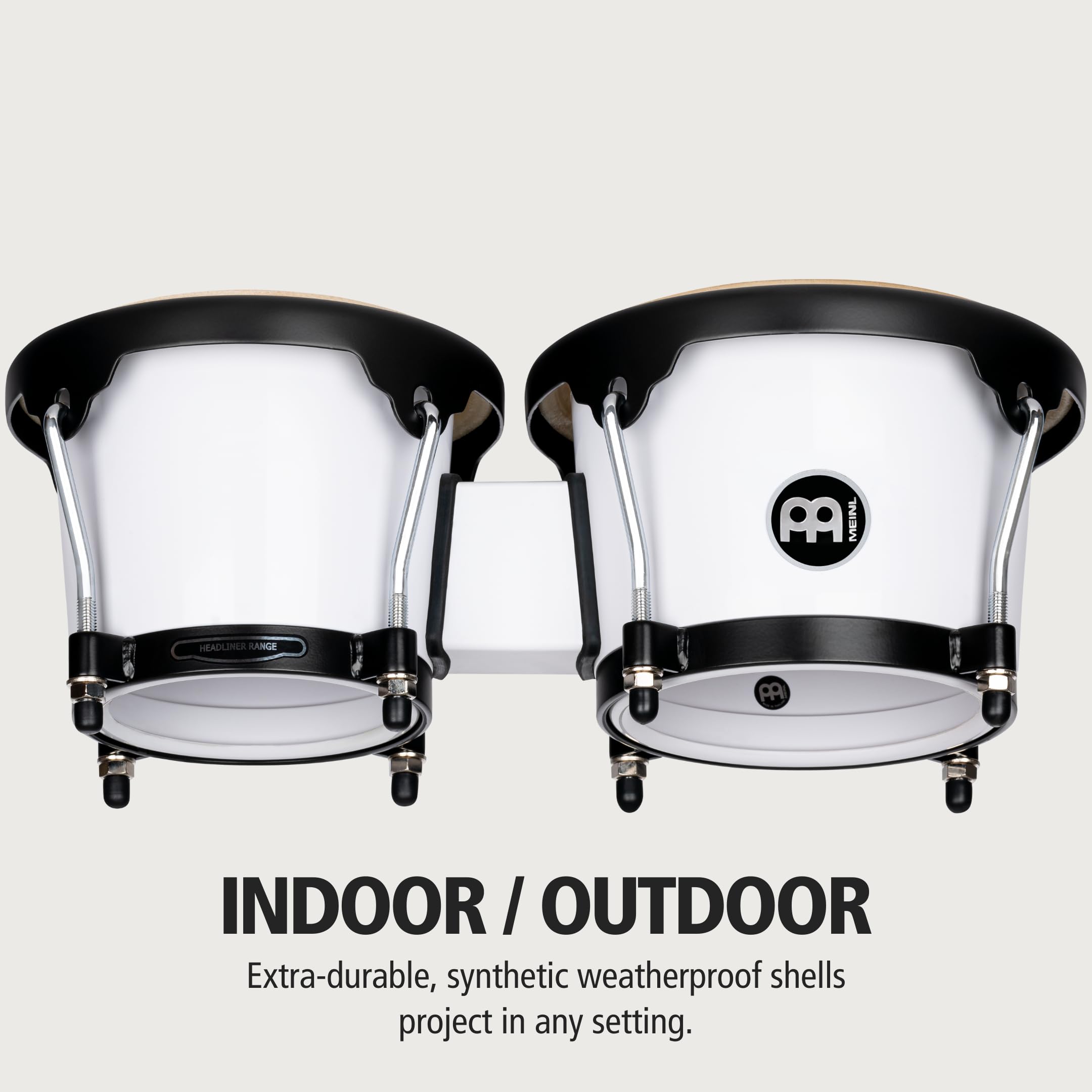 Meinl Journey HB50WH Bongos Weiß 6,5+7,5 Zoll