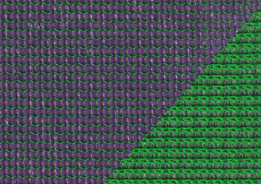Sauleda Solar Pro Tech Dual Markisenstoff Royal Purple Green